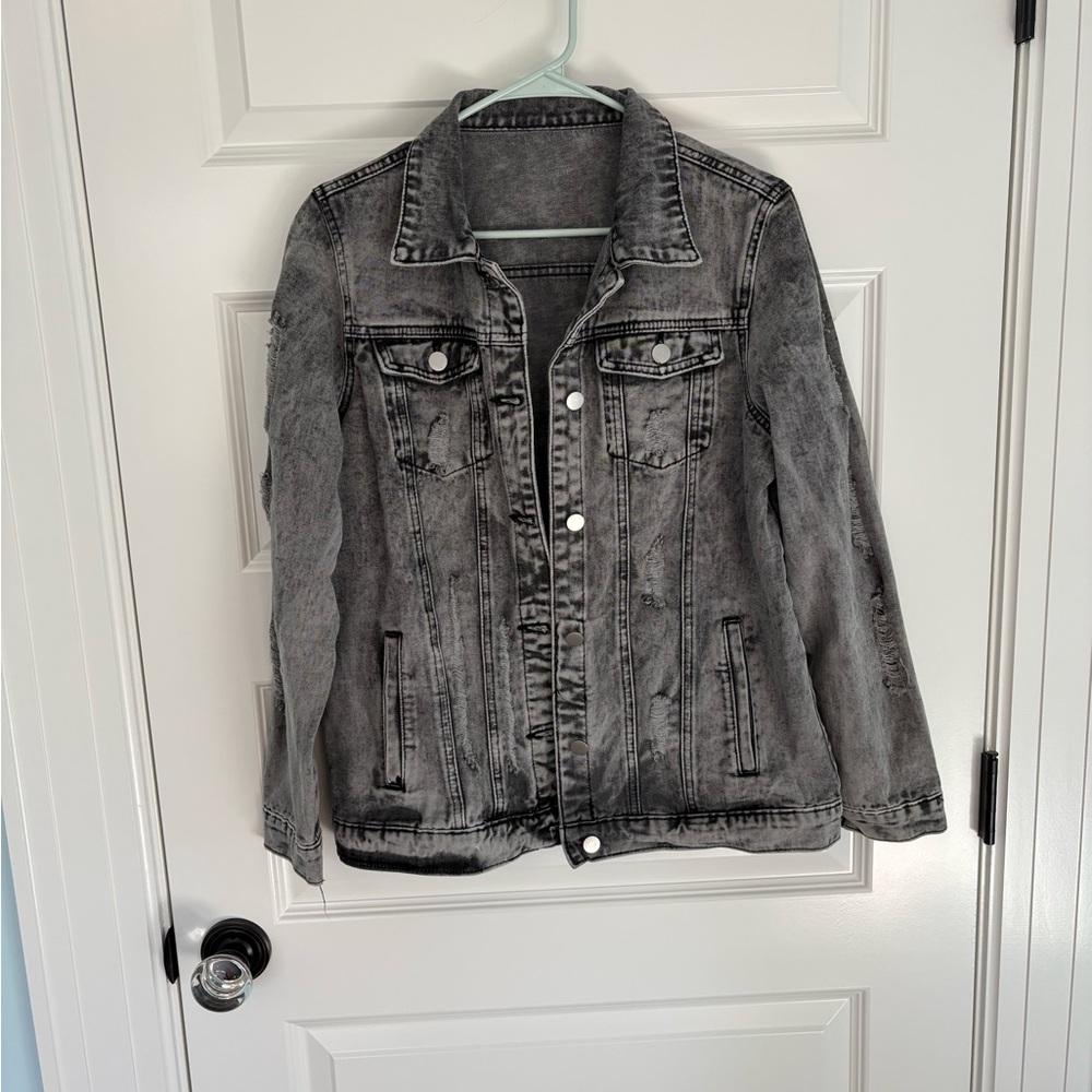 Gray Denim Jacket
